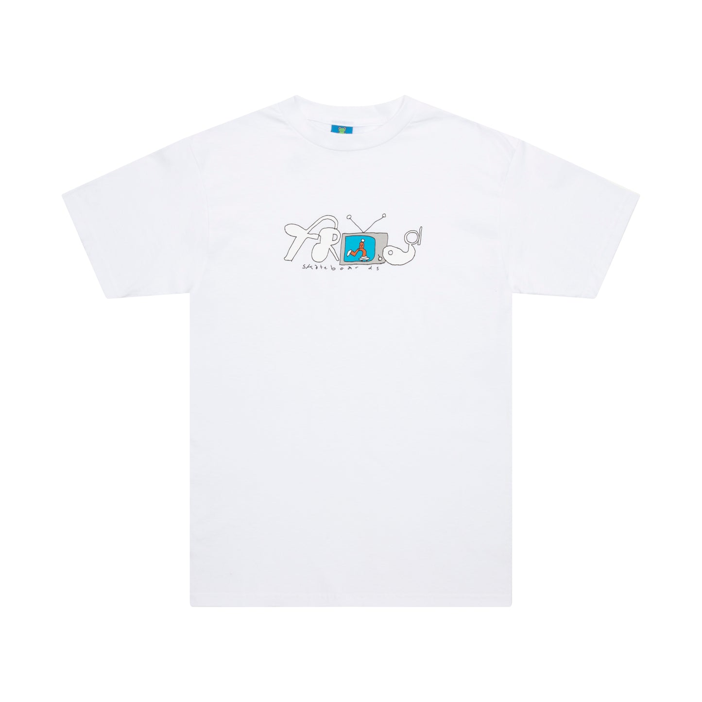 Frog Television Tee White