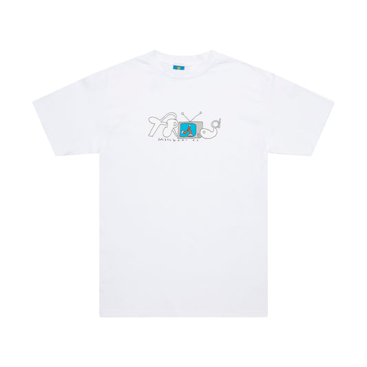 Frog Television Tee White