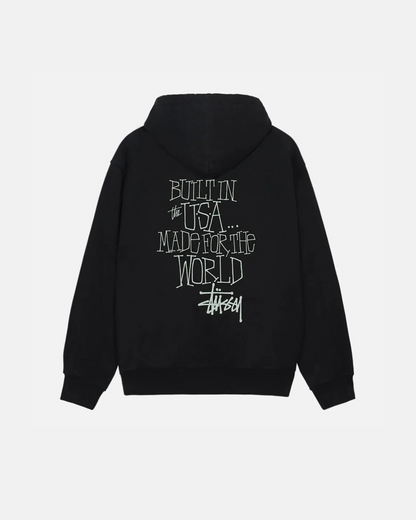 Stüssy Built In USA Hood: Black