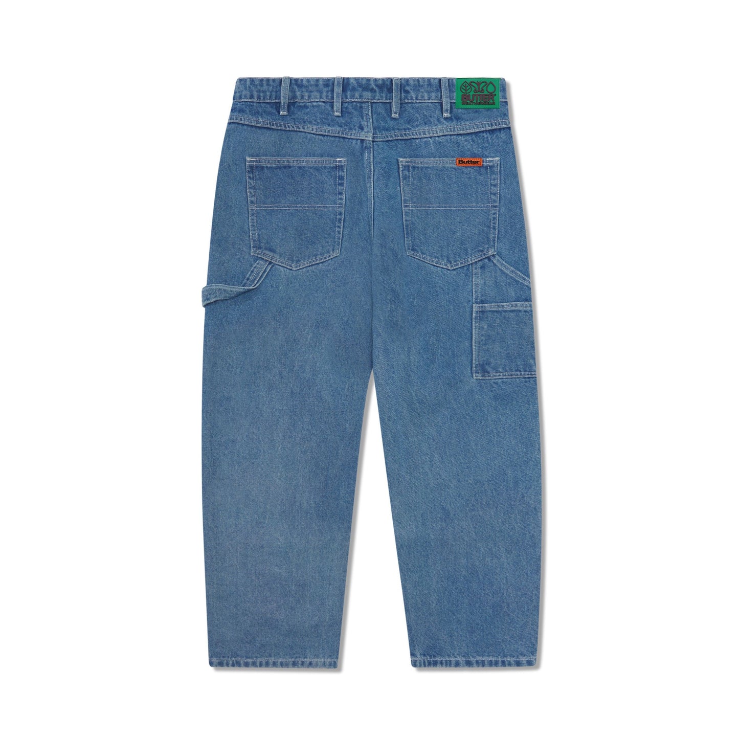 Butter Weathergear Heavy Weight Denim Jeans: Mid Blue