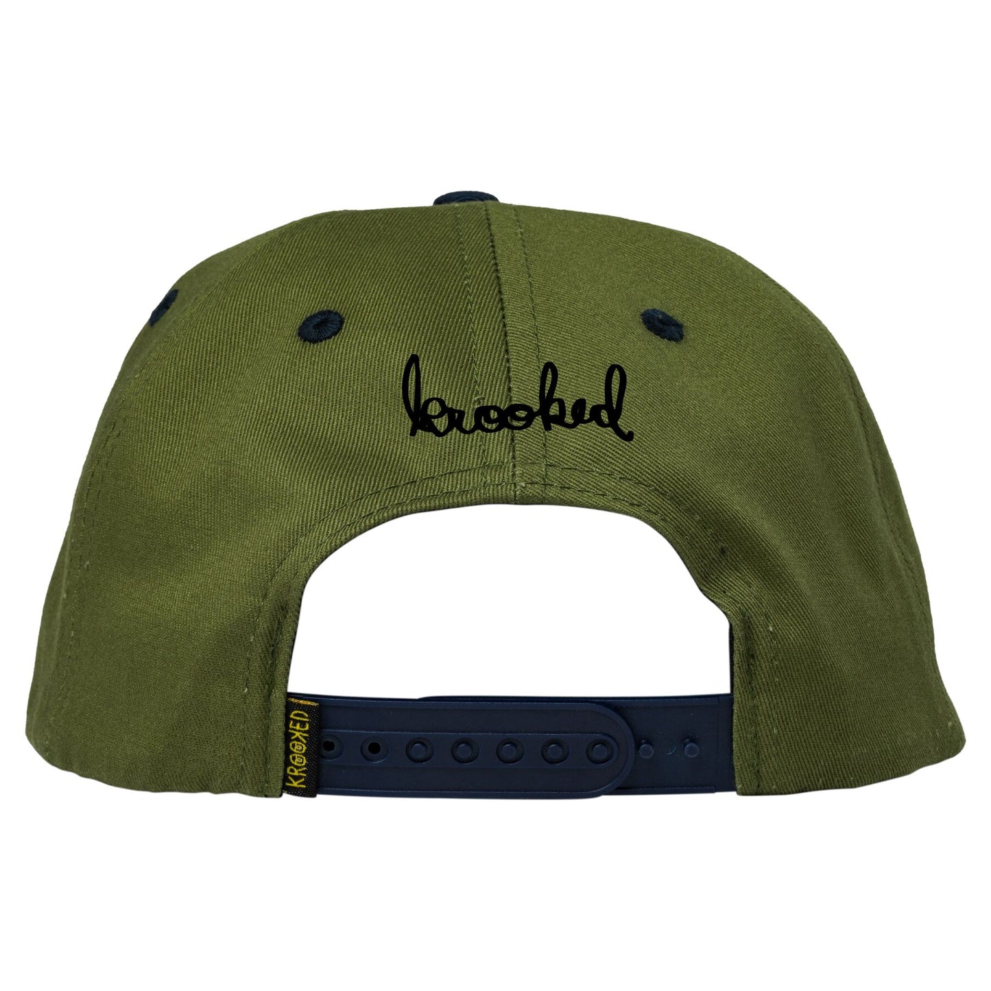 Krooked Mermaid Fish Hat Snapback Olive