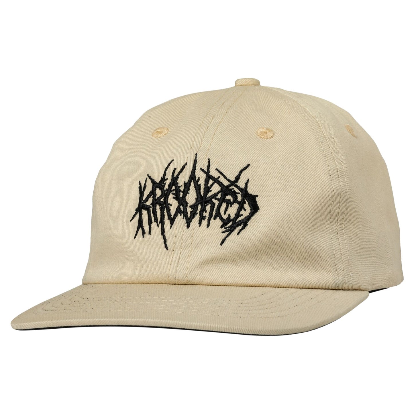 Krooked Necro Script Hat Strap Back Off White