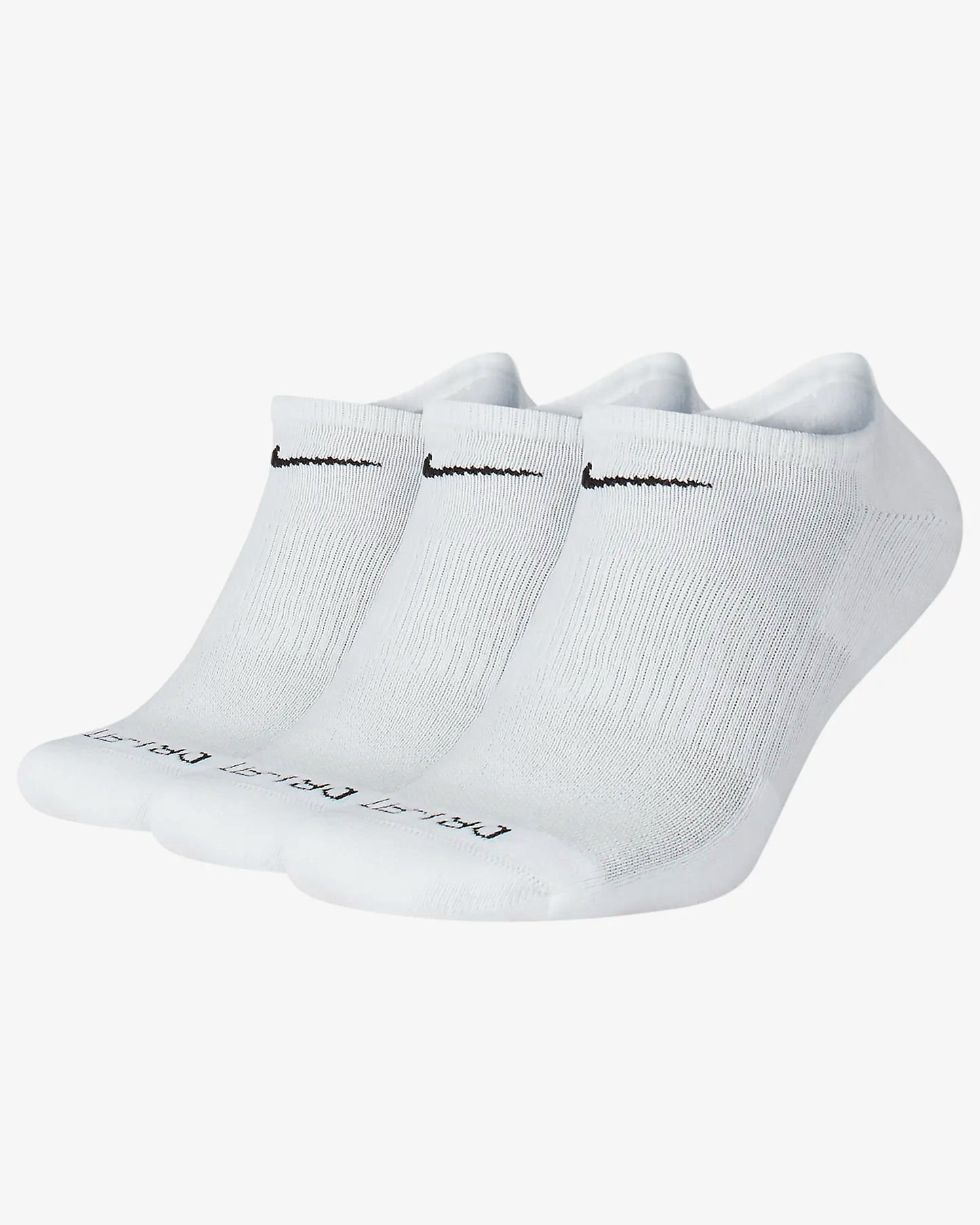 Nike Everyday Plus Cushion Training No-Show Socks White (3 Pairs)