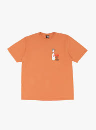 Stüssy Kingpin Pig. Dyed Tee: Rust