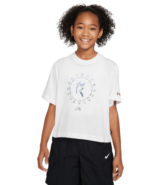 Nike SB Rayssa Leal Big Kids' (Girls') Boxy Tee White