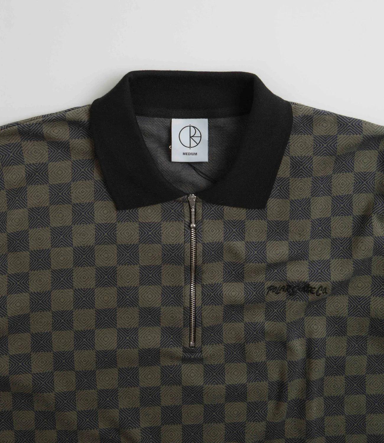 Polar Jacques Polo Shirt Checkered: Black/Green