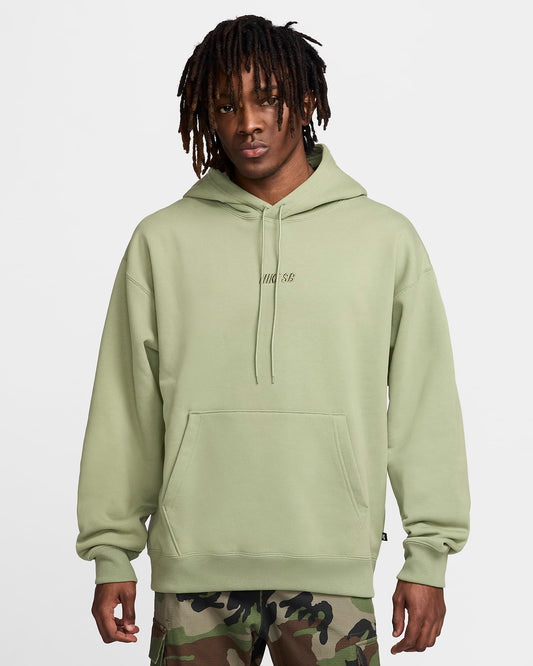 Nike SB Fleece Pullover Skate Hoodie Oil Green/Medium Olive