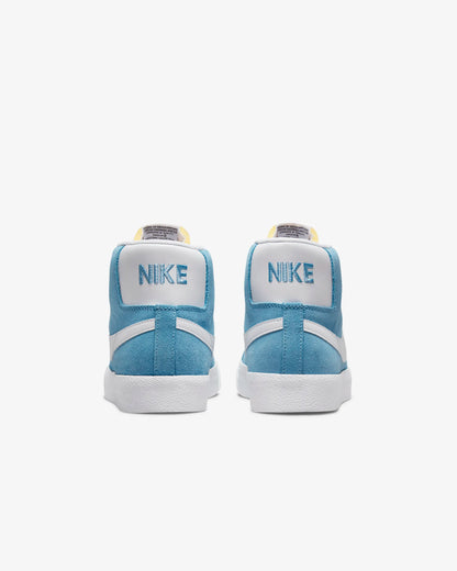 Nike SB Zoom Blazer Mid: Cerulean/White