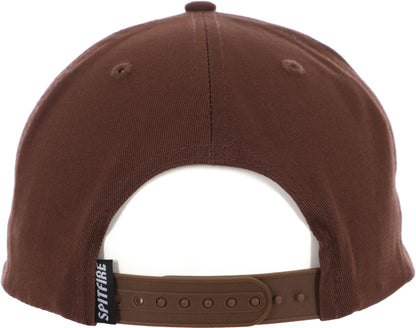 Spitfire Old E Arch Snapback Brown