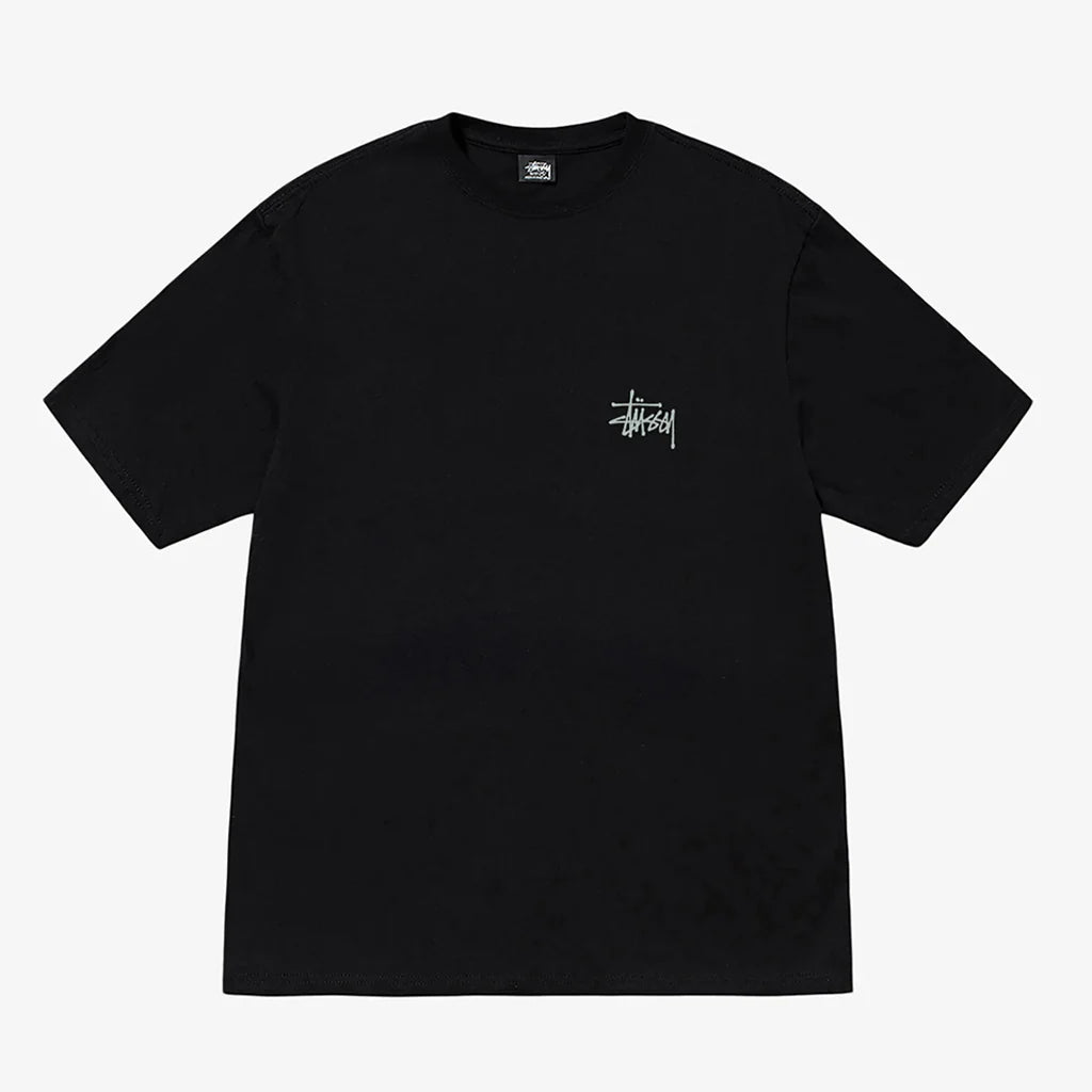 Stüssy Built in USA Pigment Dyed Tee: Black