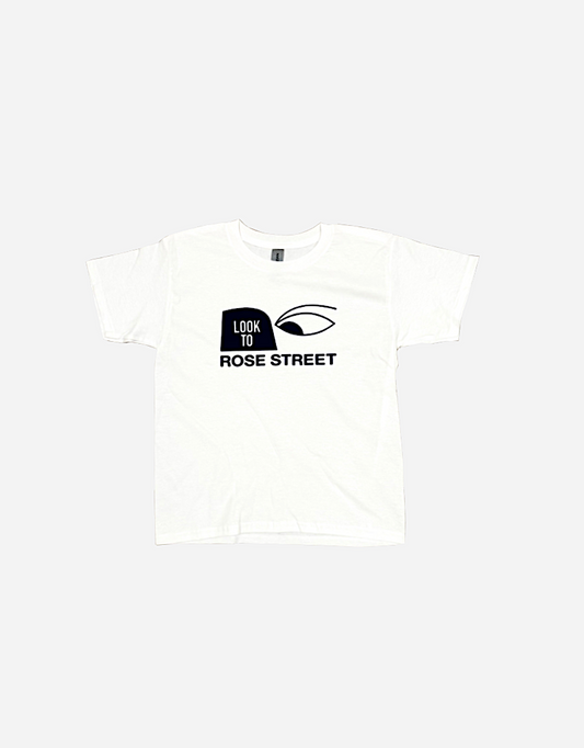 Look to Rose Street Youth Tee White