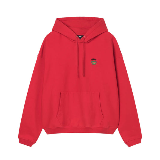 Stussy Relaxed Oversized Hood Red