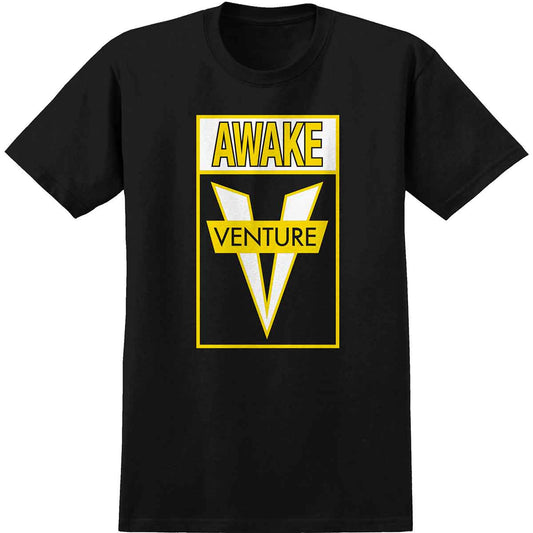 Venture Awake Tee - Black/Yellow/White
