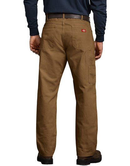 Dickies Duck Carpenter Relaxed Fit Pant, Rinsed Brown Duck