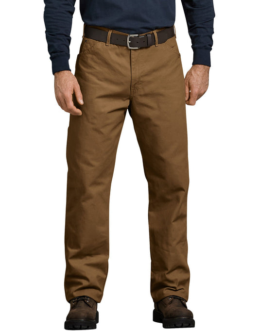 Dickies Duck Carpenter Relaxed Fit Pant, Rinsed Brown Duck