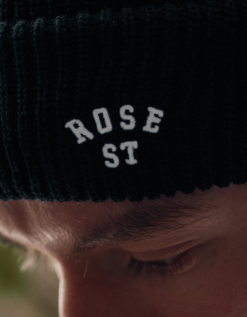 Rose Street Arc Logo Beanie: Assorted Colors