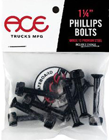 Ace Trucks Bolts Phillips 1 1/4"