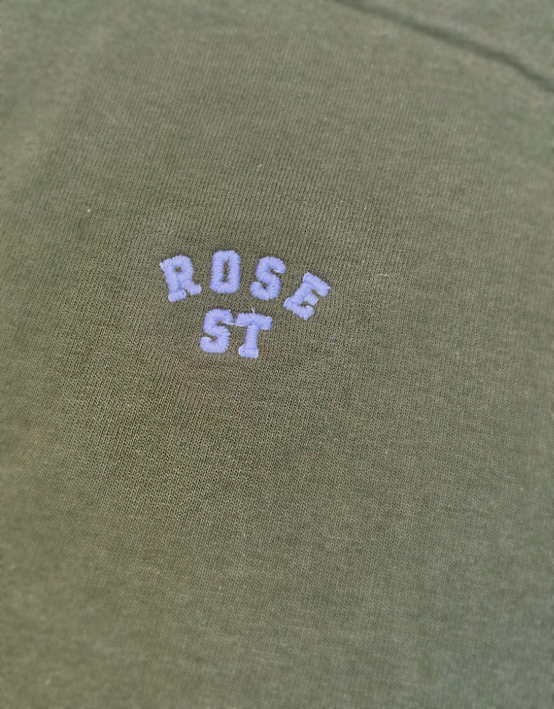Rose Street Arc Logo Heavyweight Tee Olive