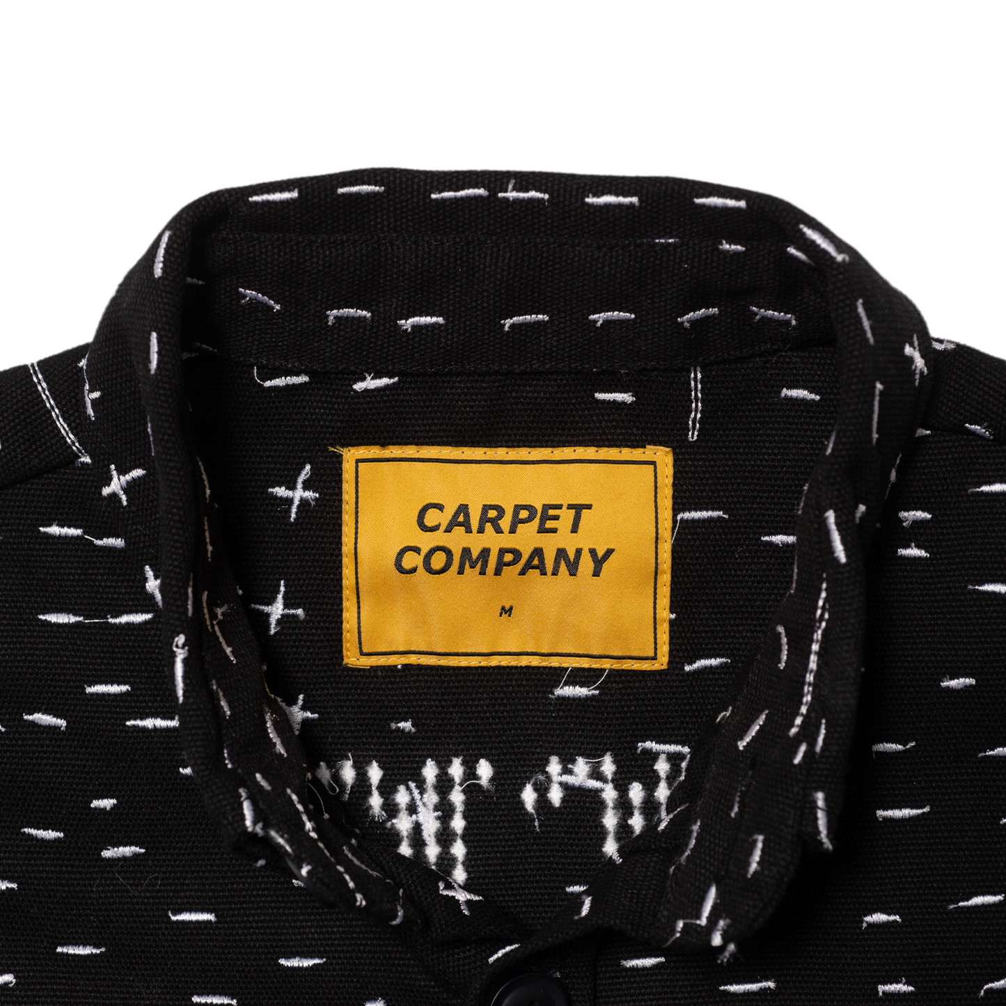 Carpet Company Stitch Button Up Shirt Black
