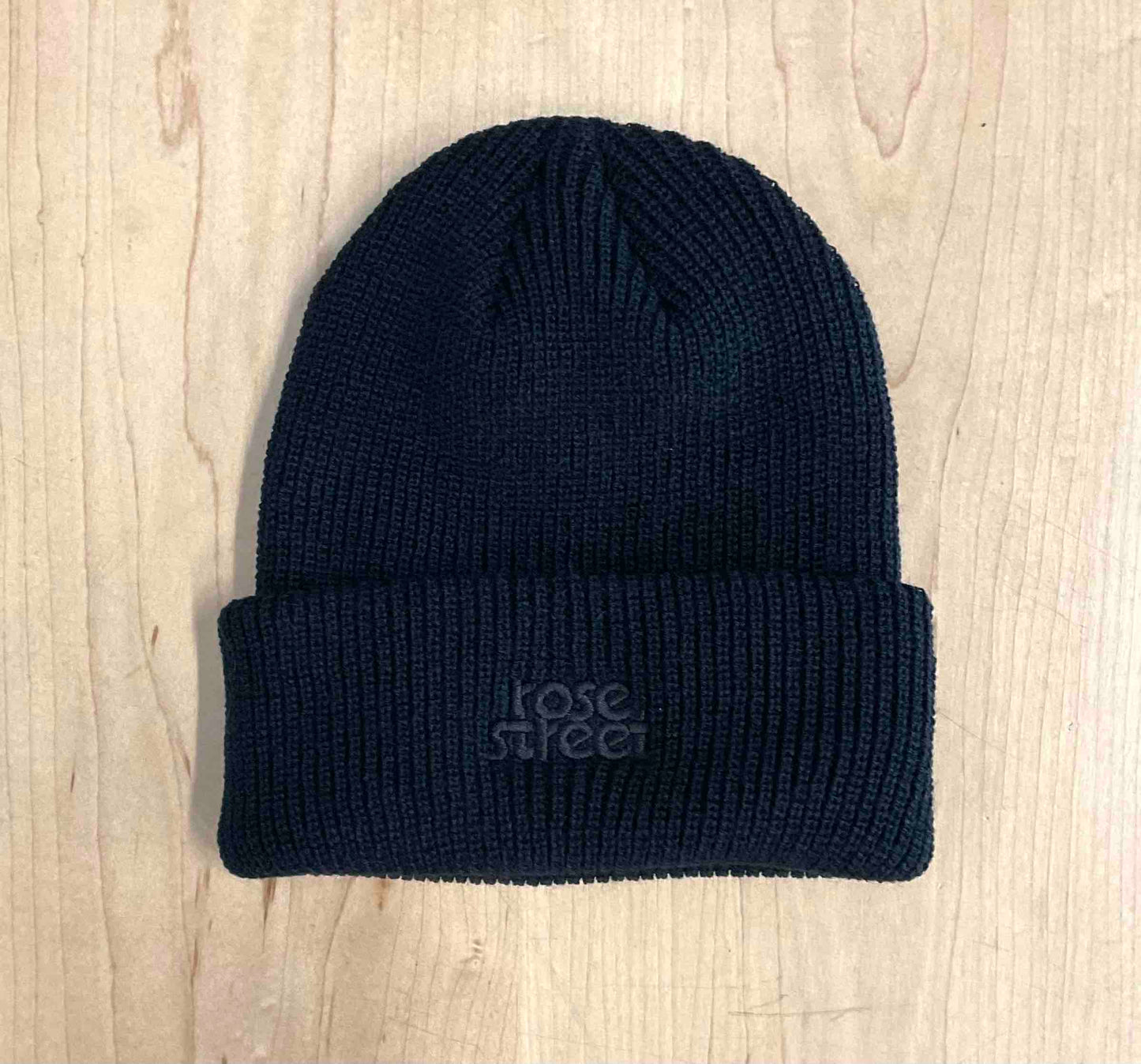 Rose Street Stacked Logo Beanie Single Cuff: Assorted Colors