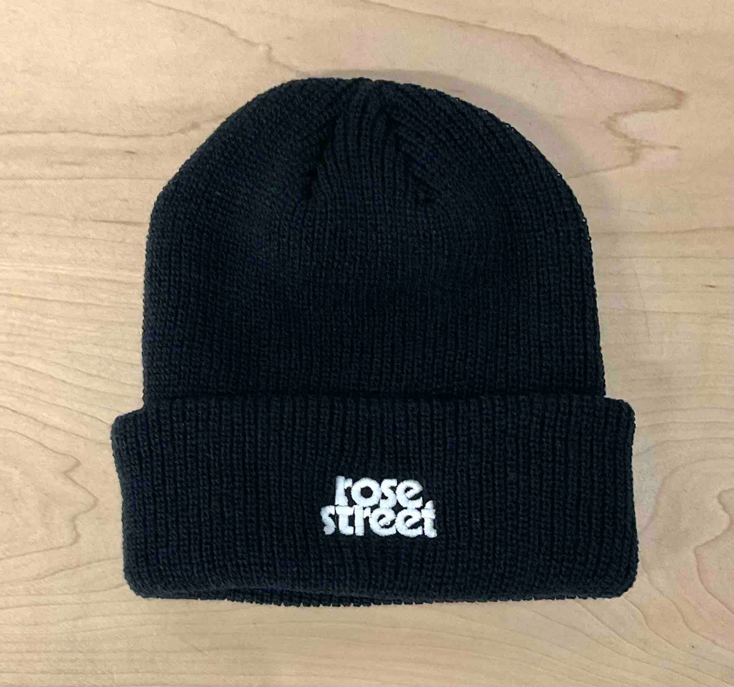 Rose Street Stacked Logo Beanie Single Cuff: Assorted Colors