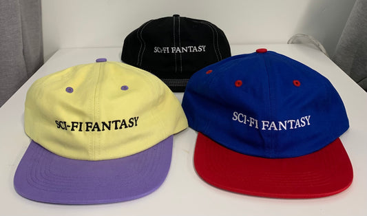 Sci-Fi Fantasy Flat Logo Hat: Assorted Colors