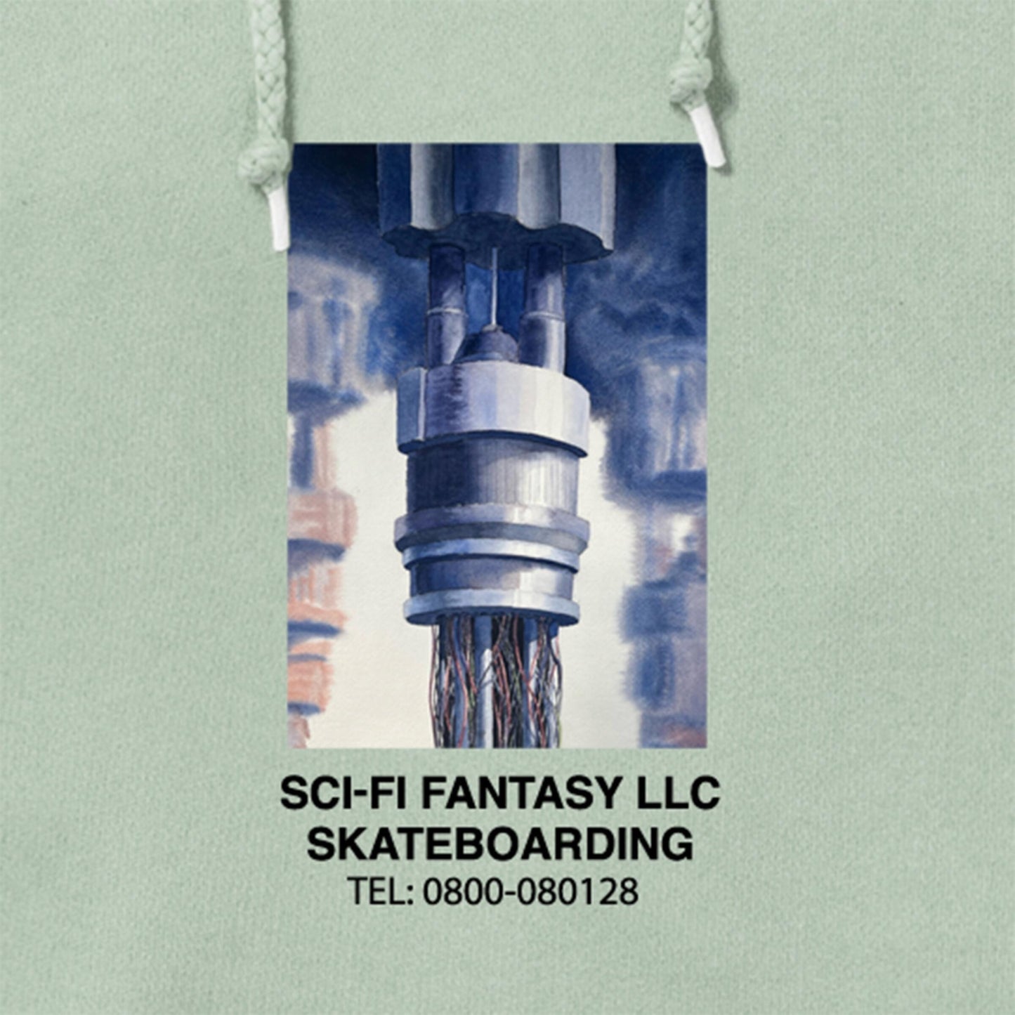 Sci-Fi Fantasy Machine Hood Sage