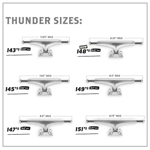 Thunder Team Hollow Polished (Set of 2): Assorted Sizes