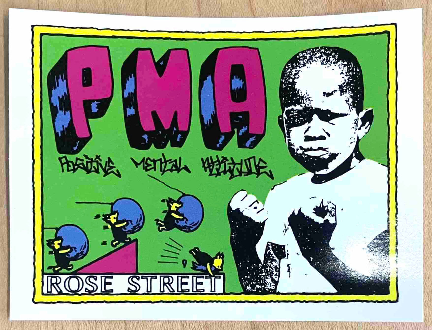 Rose Street PMA Sticker - Assorted Colors