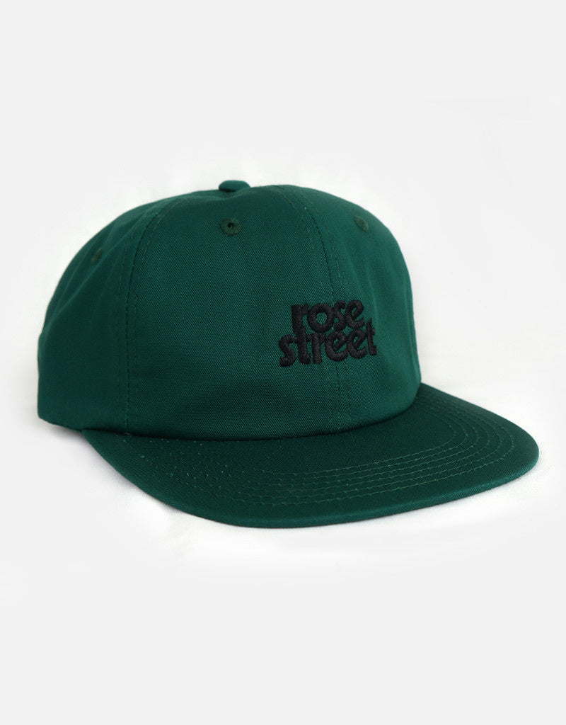 Rose Street Stacked Logo Hat Green