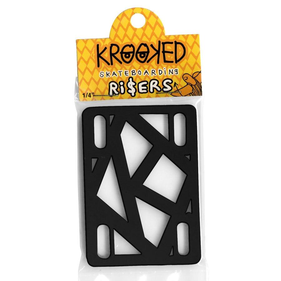 Krooked Riser Pads Black 1/4"