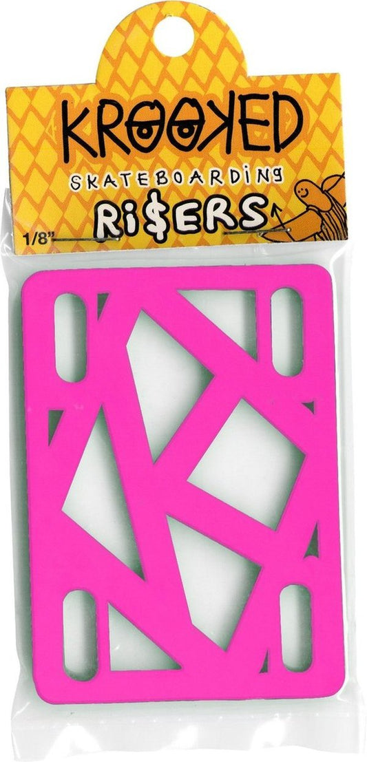 Krooked Riser Pads Hot Pink 1/8"